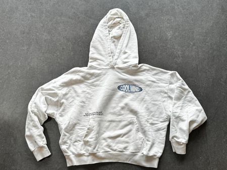 Be cool – Pulli 'Coolmind', weiss, mit Kapuze, Grösse S