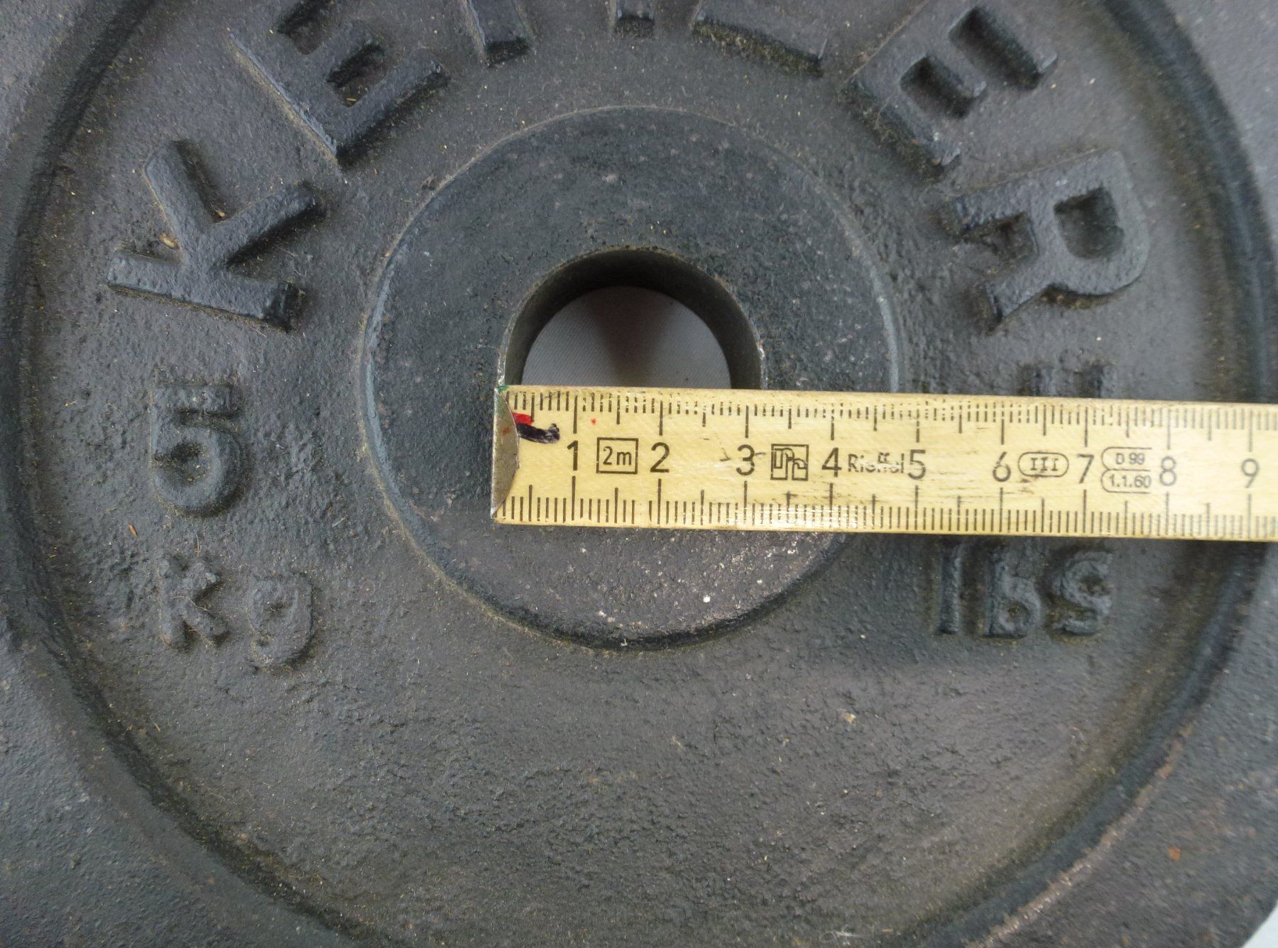 Kettler Manubri & Pesi: Kettler 5 KG Gewicht Nr.1 – Usato da Murgenthal venduto da B.StM 1