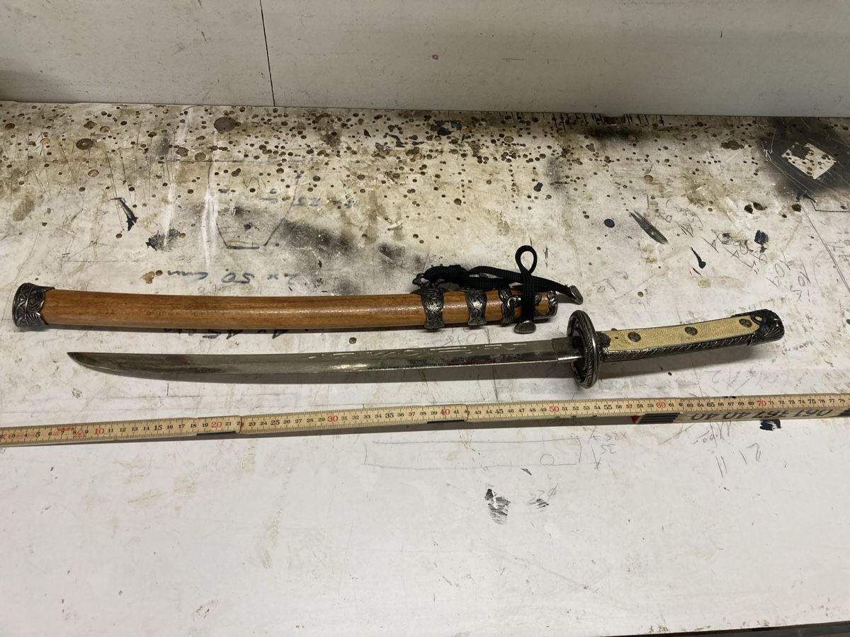 Arte internazionale: DEKO SAMURAI KATANA SCHWERT – Usato da Bottmingen venduto da Surubi 8