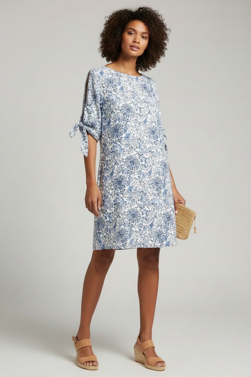 H&M Robes: H&M Kleid blau gemustert Gr. 38 – D'occasion à Bottmingen par ana_5hrv 1