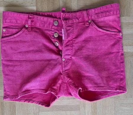 Dsquared2 kurze rote jeans,gr.48
