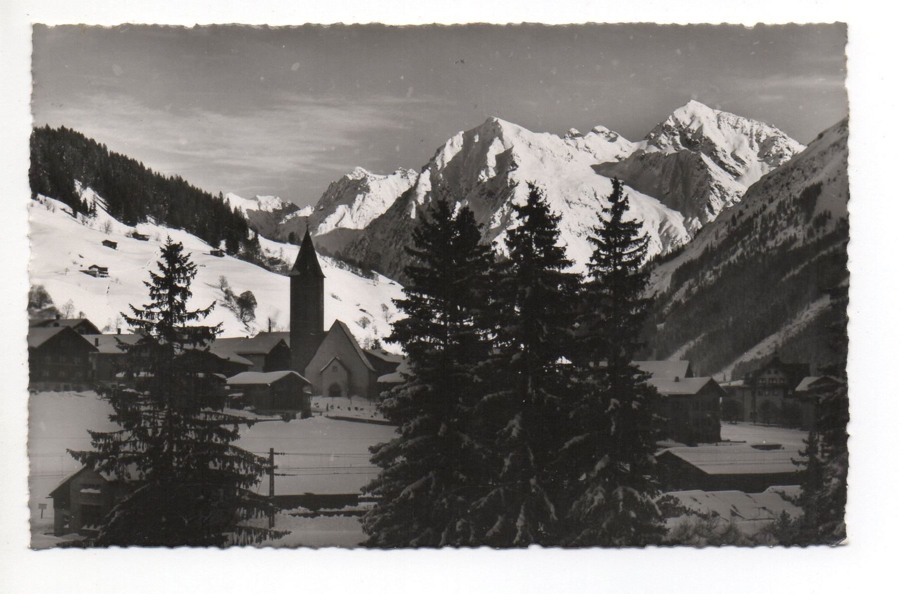 Cartoline postali: KLOSTERS im Abendlicht – Usato da Jona venduto da philajona