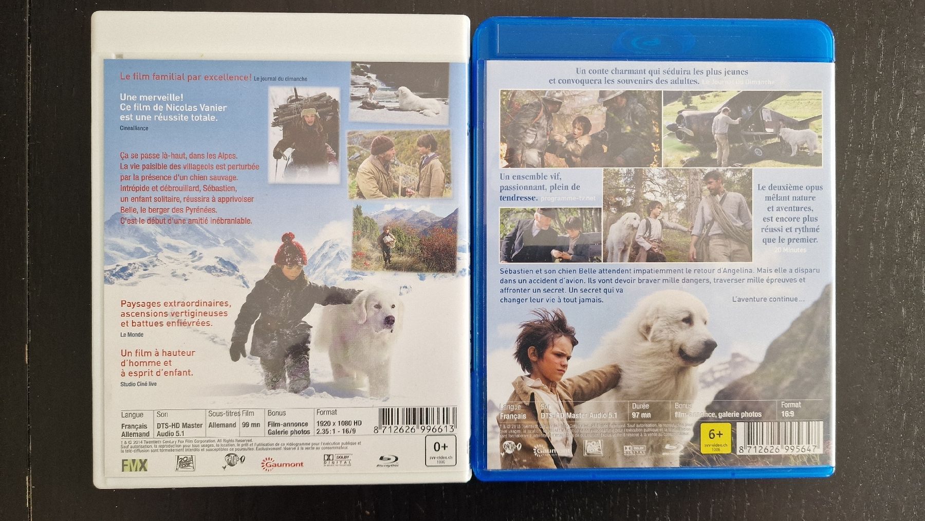 Tutti i DVDs: Belle et Sébastien 1 et 2 – Usato da Bussigny venduto da Clapman 1
