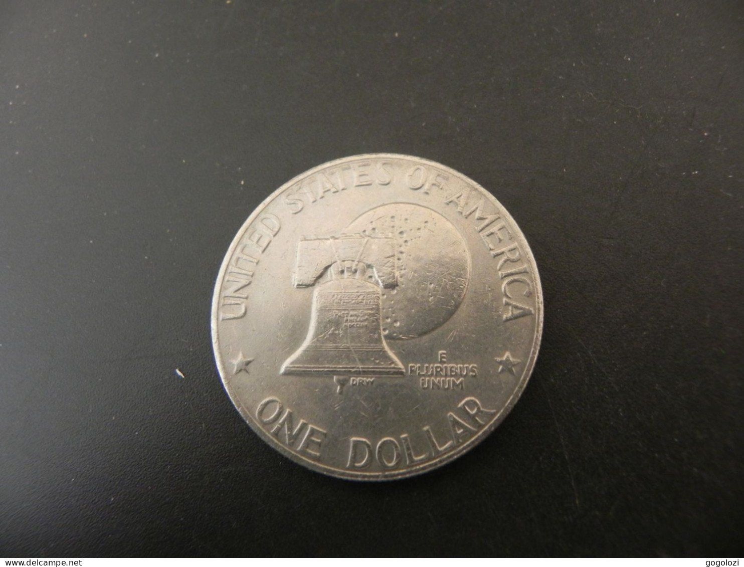 Alle Münzen: USA 1 Dollar 1976 Eisenhower – Gebraucht aus Biel/Bienne von Gogolozi 1