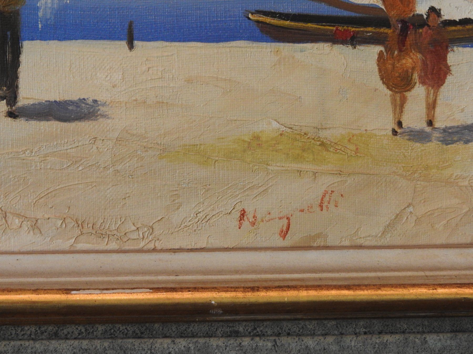 Tableaux: Oelbild signiert – D'occasion à Stetten AG par Brissago25 4