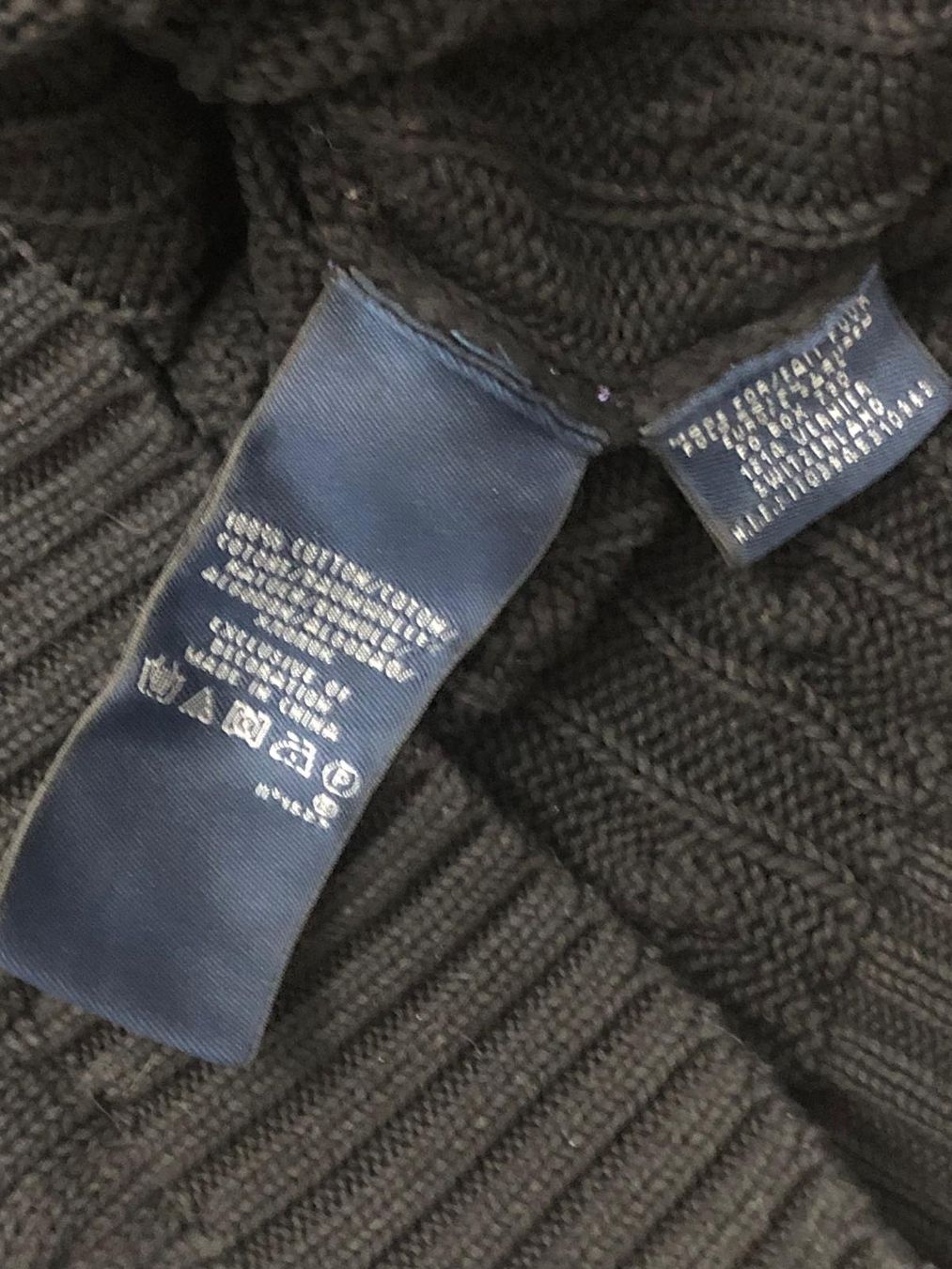 Ralph Lauren Pulls & Sweat-shirts: Pull torsadé Noir Ralph Lauren Taille L – D'occasion à Genève par leb_5j62 5