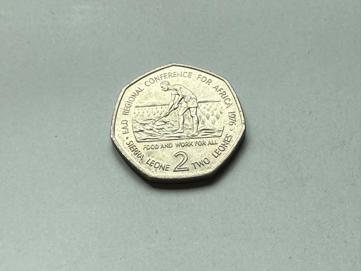 Toutes les monnaies: Sierra Leone - 2 Leones - 1976  – Neuf (Voir description) à Zürich par daki81
