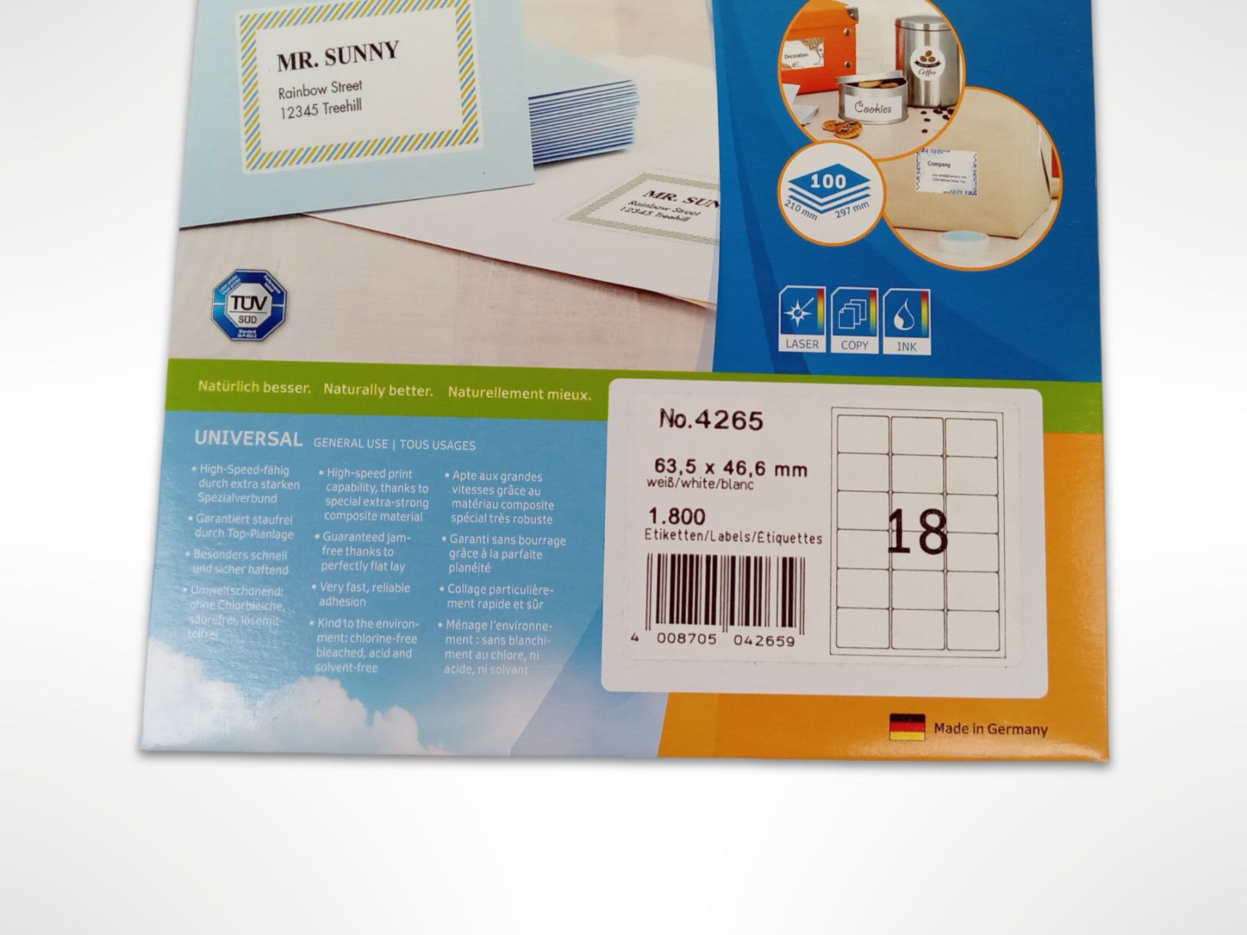 Sticker: HERMA Etiketten Nr. 4265 – Nuovo (secondo la descrizione) da Suhr venduto da Restwert_Suhr 1