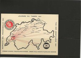 Carte journée du timbre 1941