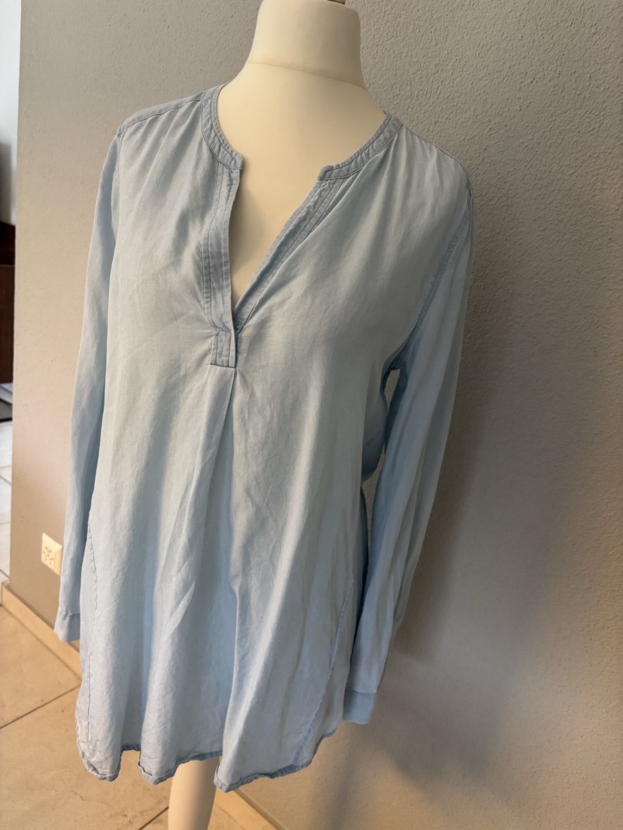 Lieblingsstück Tuniche: Lieblingsstueck Tunika Bluse Gr. 40 Hellblau Lyocell – Usato da Rothenburg venduto da Momo1302 3