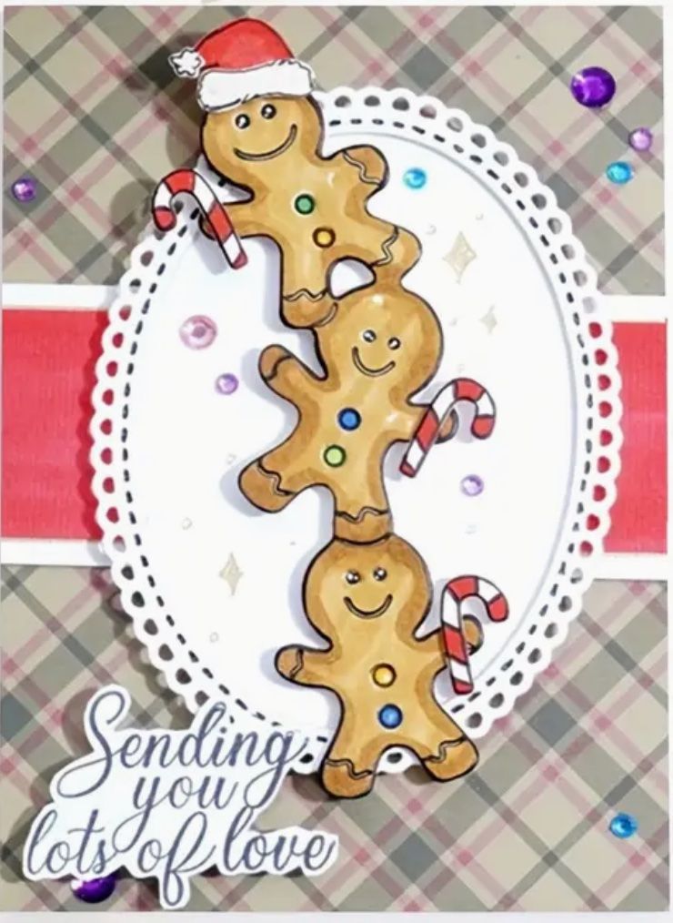 Sciablone: Weihnachten Lebkuchenmännchen - Stanzschablone – Nuovo e nell'imballaggio originale da Frenkendorf venduto da jazzplatten 2