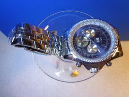 Armbanduhr Automat, offene Unruhe, neu