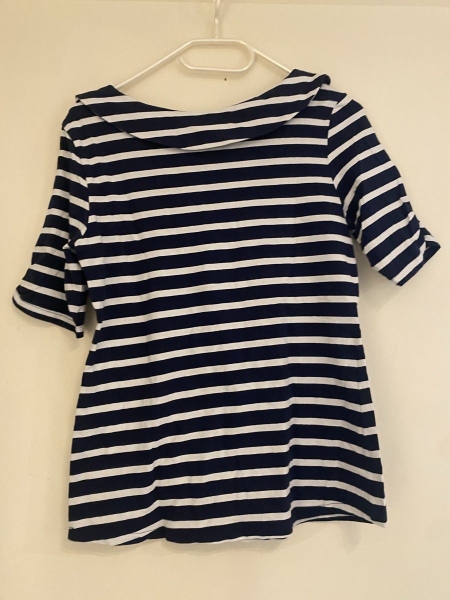 T-shirt: Multiblu Shirt, Grösse 36, blau-weiss gestreift – Usato da Hünenberg See venduto da lar_9zjk 1