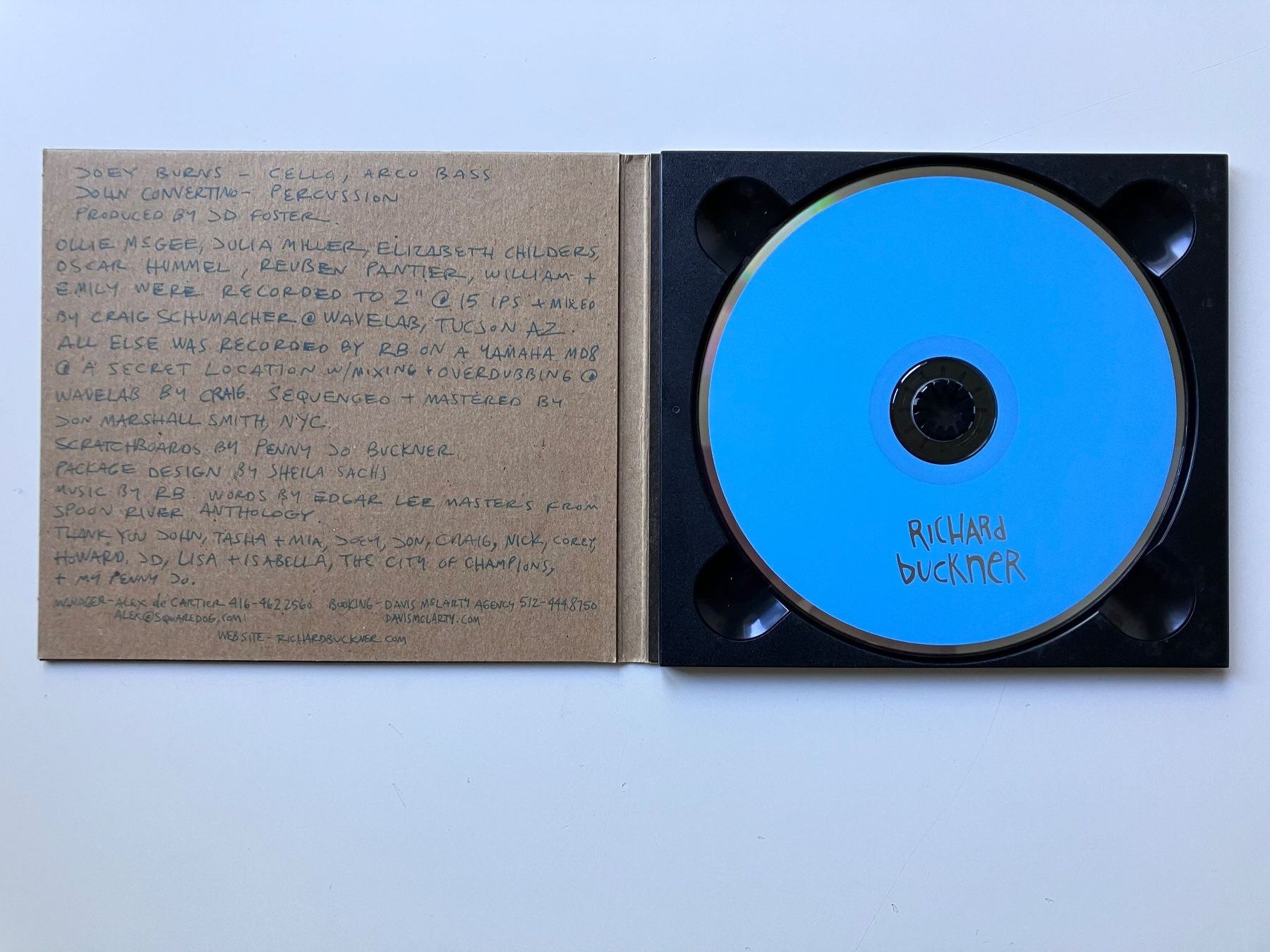 CD: Richard Buckner – The Hill CD – Usato da Luzern venduto da Madvibe 1