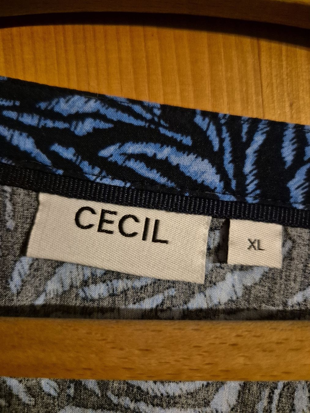 Cecil Blusen: CECIL Damen Bluse, blau gemustert, Grösse XL – Neu (gemäss Beschreibung) aus Mürren von daniela_sch_96 1