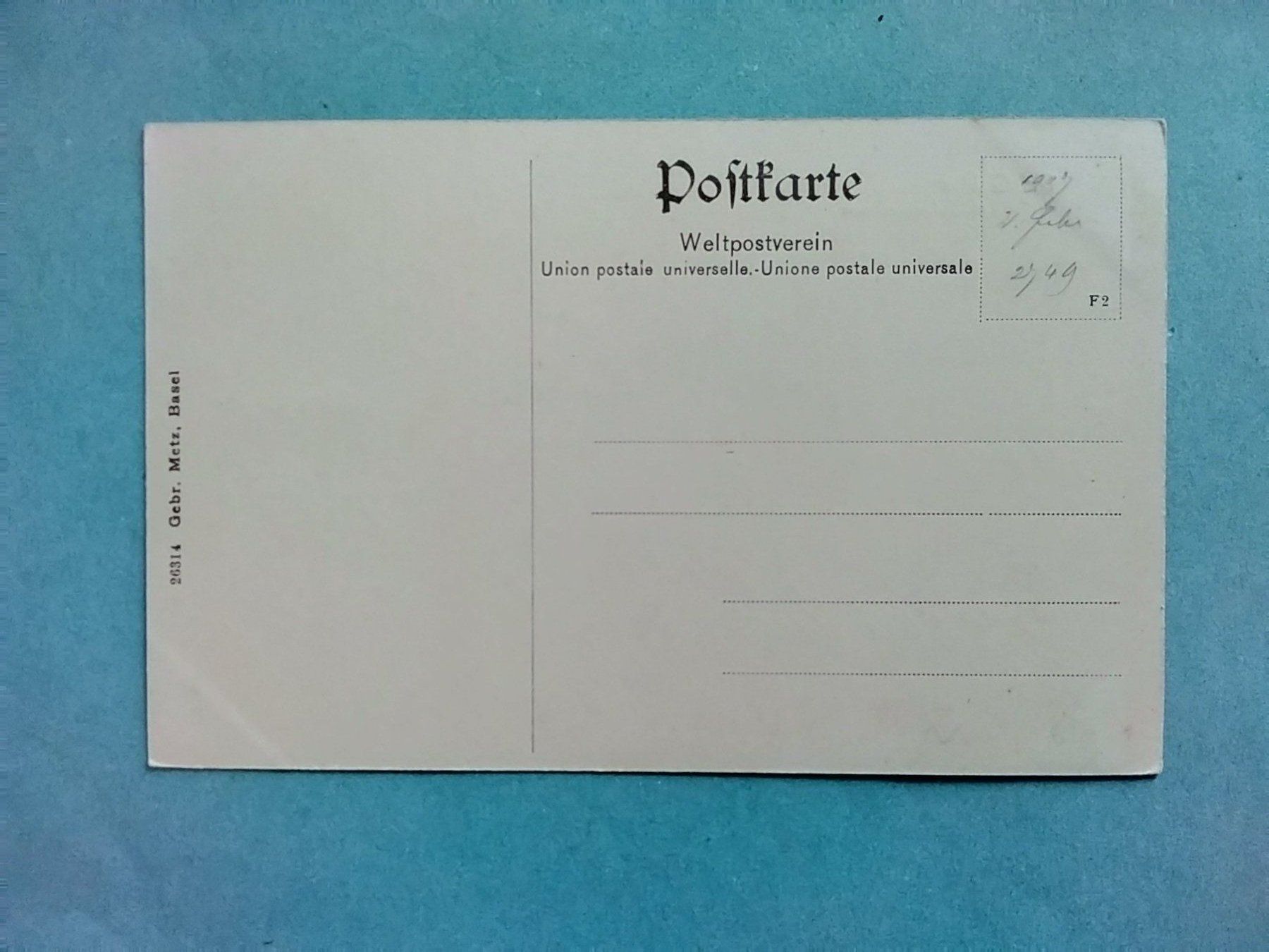 Ansichtskarten: SG St. Gallen Hedwigschulhaus – Gebraucht aus Appenzell von lama19 1