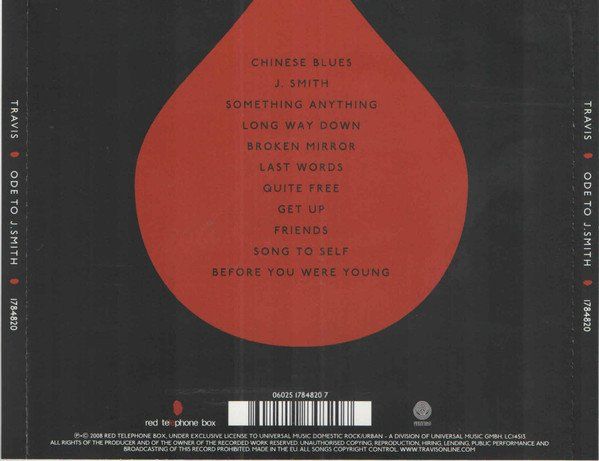 CD: Travis ‎– Ode To J.Smith – Usato da St.Gallen venduto da jalamusic 1