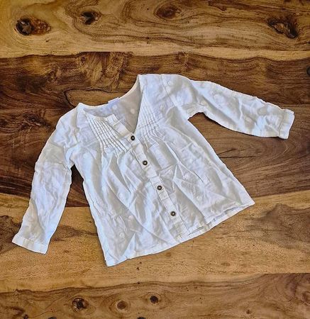weisse Bluse Grösse 92-98