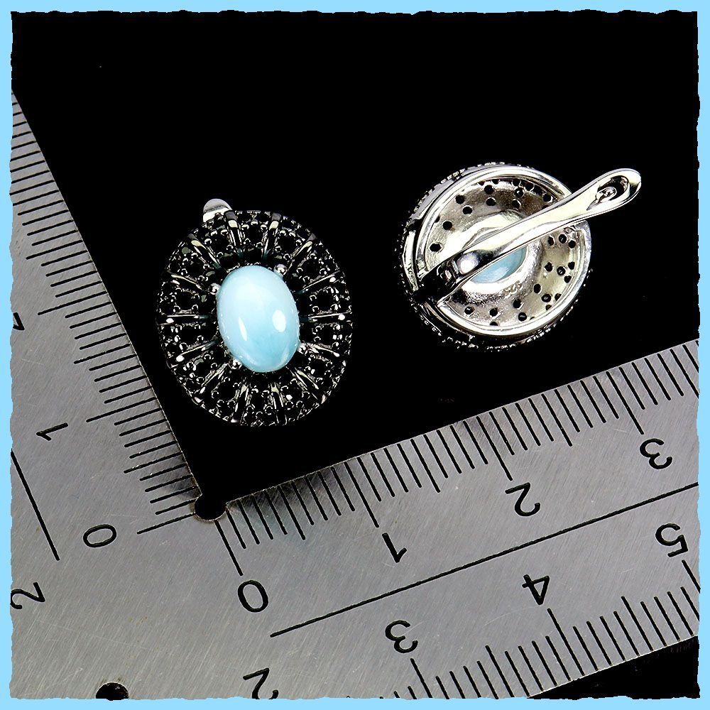 Orecchini pendenti & Orecchini a lobo: ♛ Larimar / Spinell 925 Silberohrringe – Nuovo e nell'imballaggio originale da Oberglatt ZH venduto da Hot-Spot 2