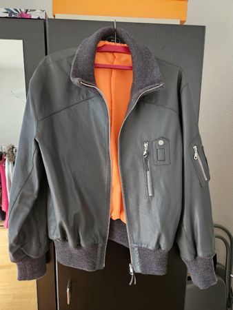 Pilotenjacke Luftwaffe Lederjacke Armee Militär Airforce