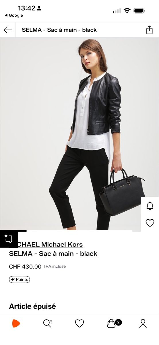 Michael Kors Taschen für Damen: Sac Michael Kors Selma noir, élégant – Neu (gemäss Beschreibung) aus Ursy von Martha_Laure 2