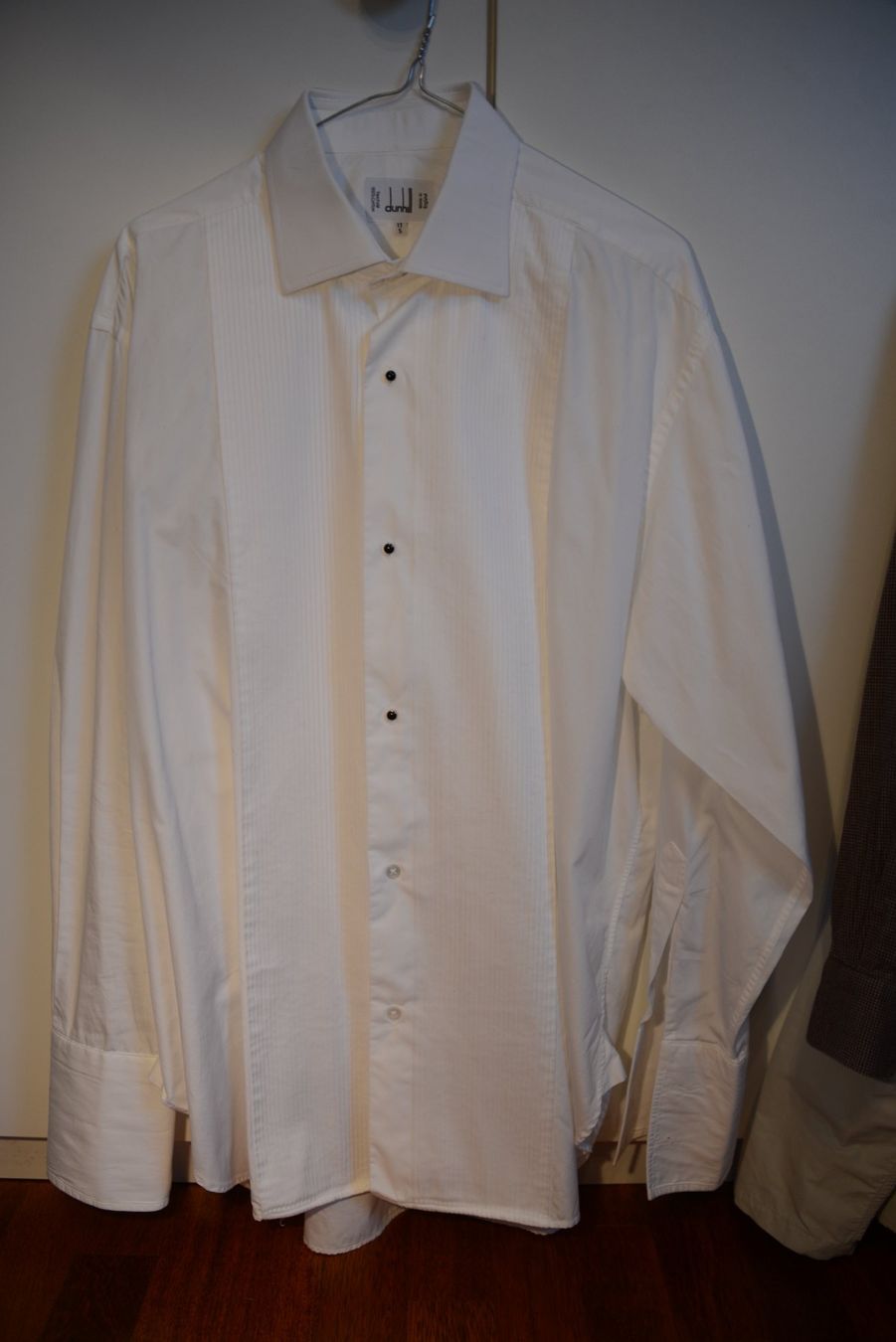 Camicie: Dunhill Smokinghemd weiss Gr. 43 – Nuovo (secondo la descrizione) da Büron venduto da Felleiter