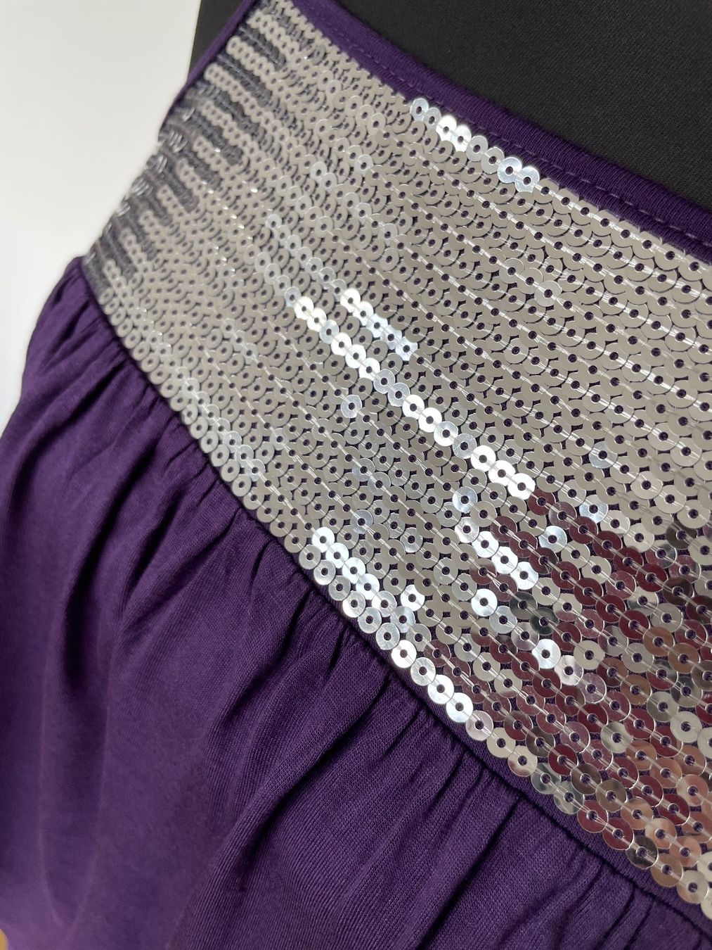 Tops: Pailletten-Top violett – Gebraucht aus Grenchen von M_ina 3