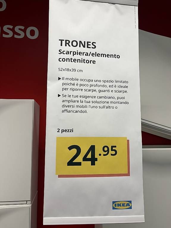 Étagères: Scarpiera a muro – D'occasion à Balerna par sil_s2xf