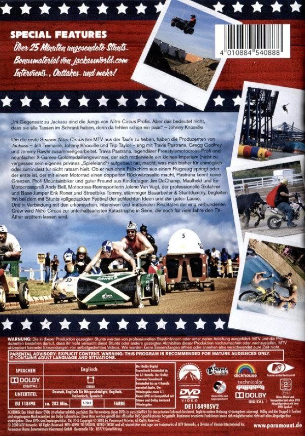 Tutti i DVDs: Nitro Circus - Staffel 1 (2 DVDs) – Usato da Sessa venduto da fraenklishop 1