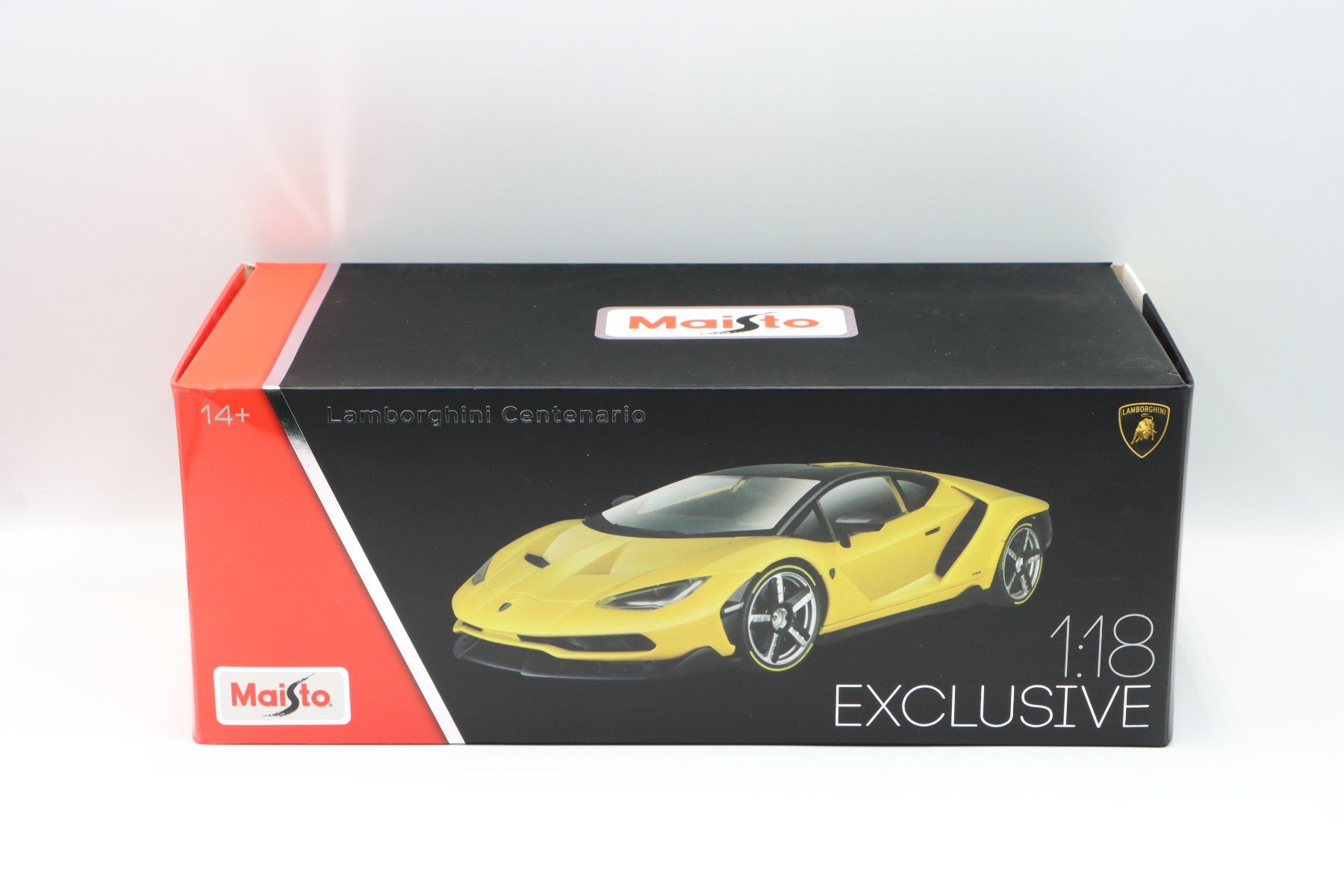 Lamborghini Modellini d'auto: Lamborghini Centenario 2016 1:18 Maisto Exclusive – Nuovo e nell'imballaggio originale da Bühl b.Aarberg venduto da modelldiecast 1