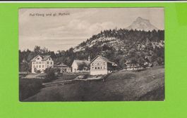 Yberg - Auf-Yberg + Mythen -alte AK 1919