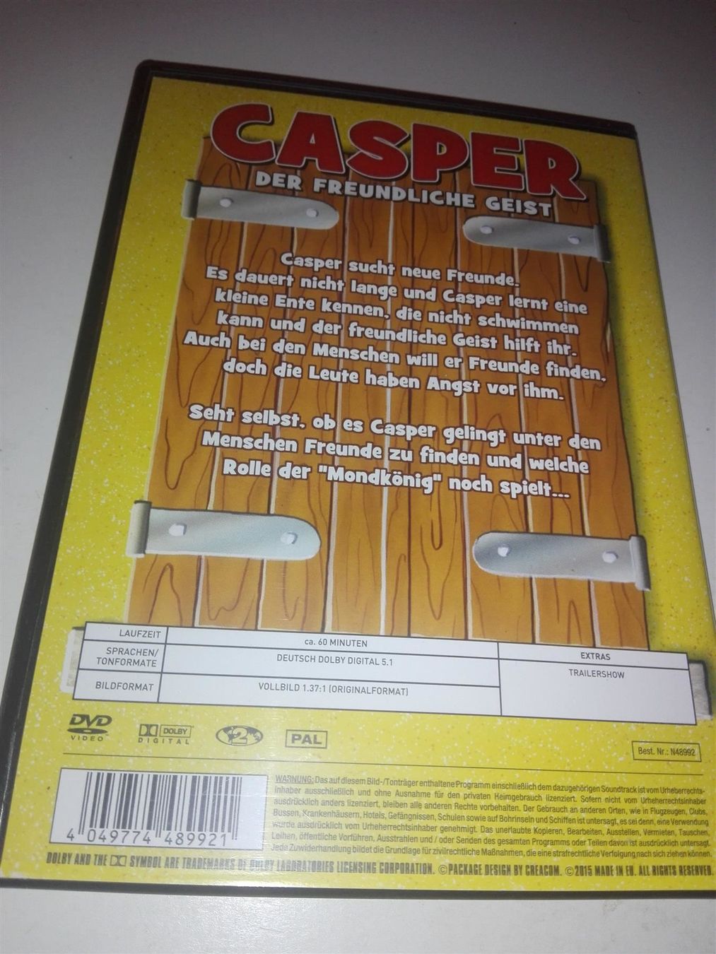Tutti i DVDs: Casper - Der freundliche Geist – Usato da St.Gallen venduto da elk2023 4