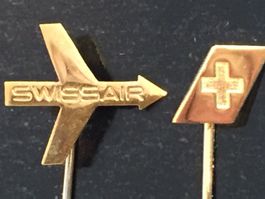 Swissair nadel set 70er und 90er Jahre