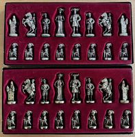 Schachfiguren Manopoulos, Komplett mit Originalboxen