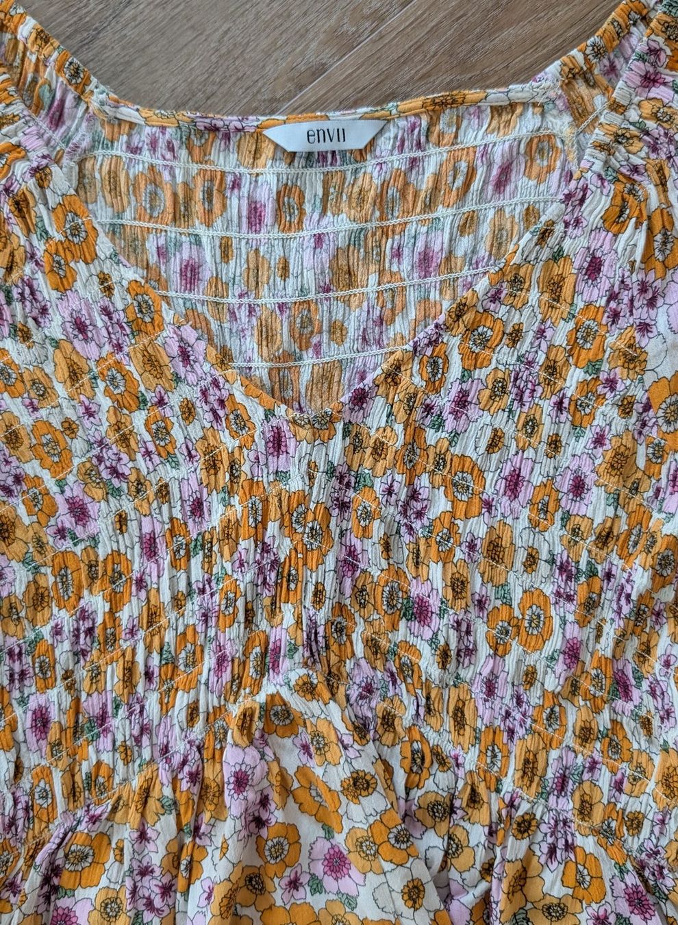 Camicette: Süsse Boho-Bluse von Envii mit Blumenmuster, Grösse S – Nuovo (secondo la descrizione) da Lachen SZ venduto da numberphile 2