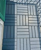 Ikea „Runnen“ Balkon Bodenplatten Grau