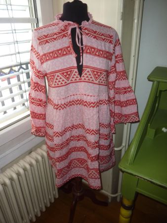 robe d'été coton rose rouge taille S marque DEVOTION femme