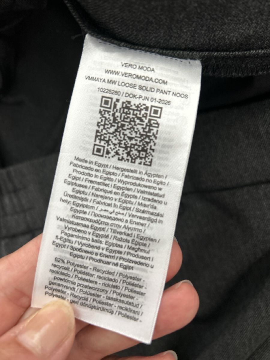 Vero Moda Pantaloni: Stoffhose von Vero Moda, Grösse M/30, dunkelgrau – Nuovo (secondo la descrizione) da Erlinsbach SO venduto da hallon480 3