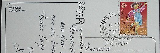 Cartoline postali: MORGINS Vue aérienne – Usato da Jona venduto da philajona 1