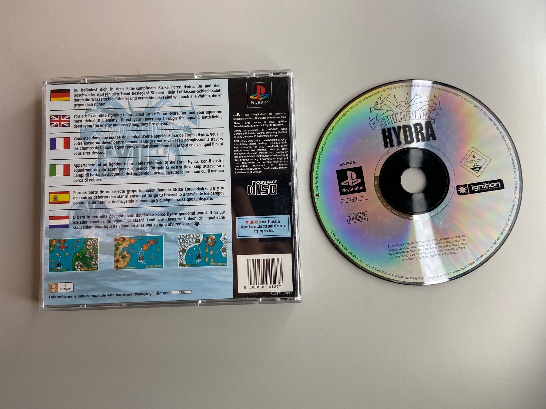 Sony Giochi: Strike Force Hydra - PS1 – Usato da St.gallen venduto da taduz 1