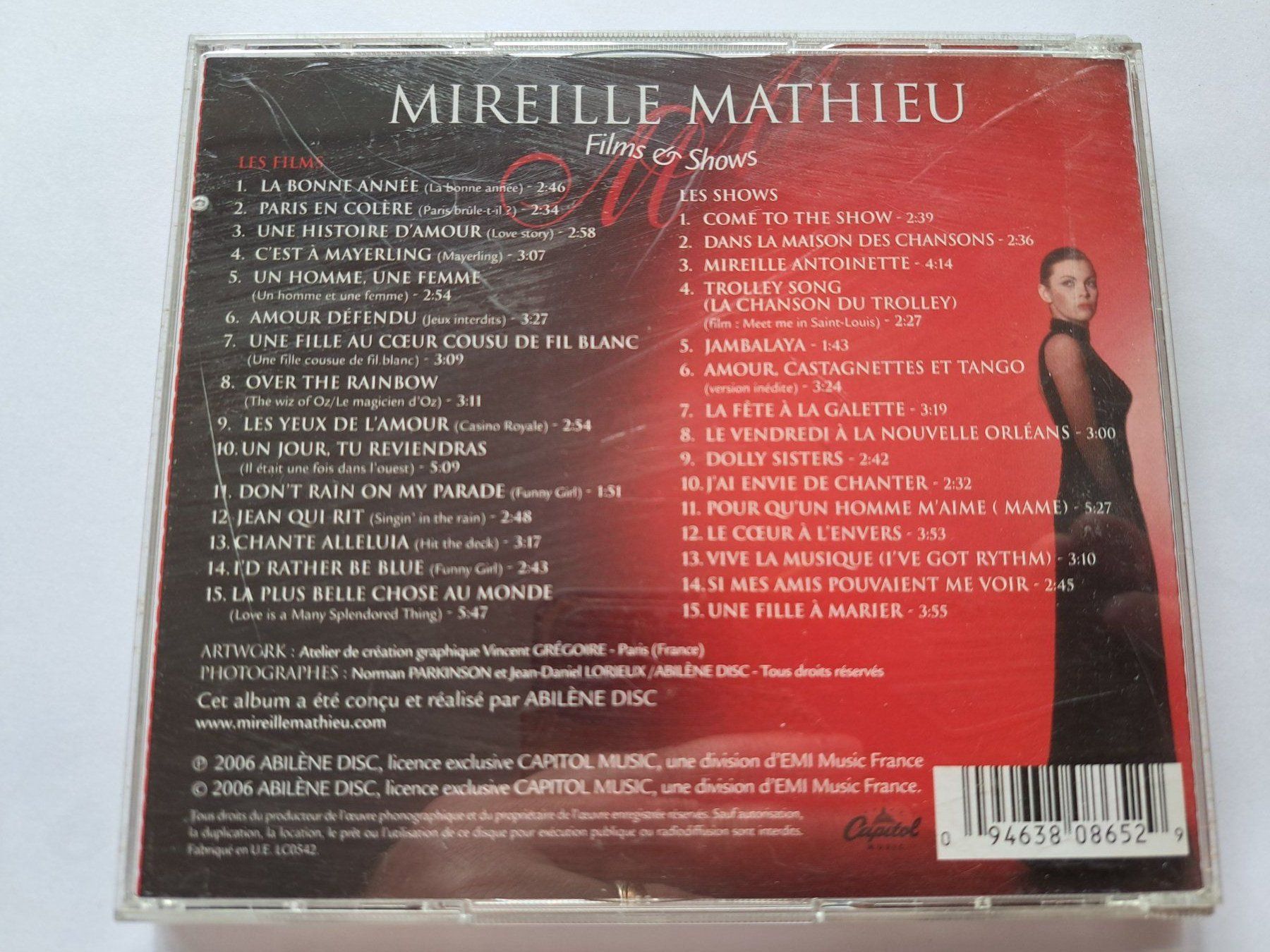 CD: Cd MIreille Mathieu - Films & Shows 2 CDs – Usato da Pully venduto da bro_n52j 1