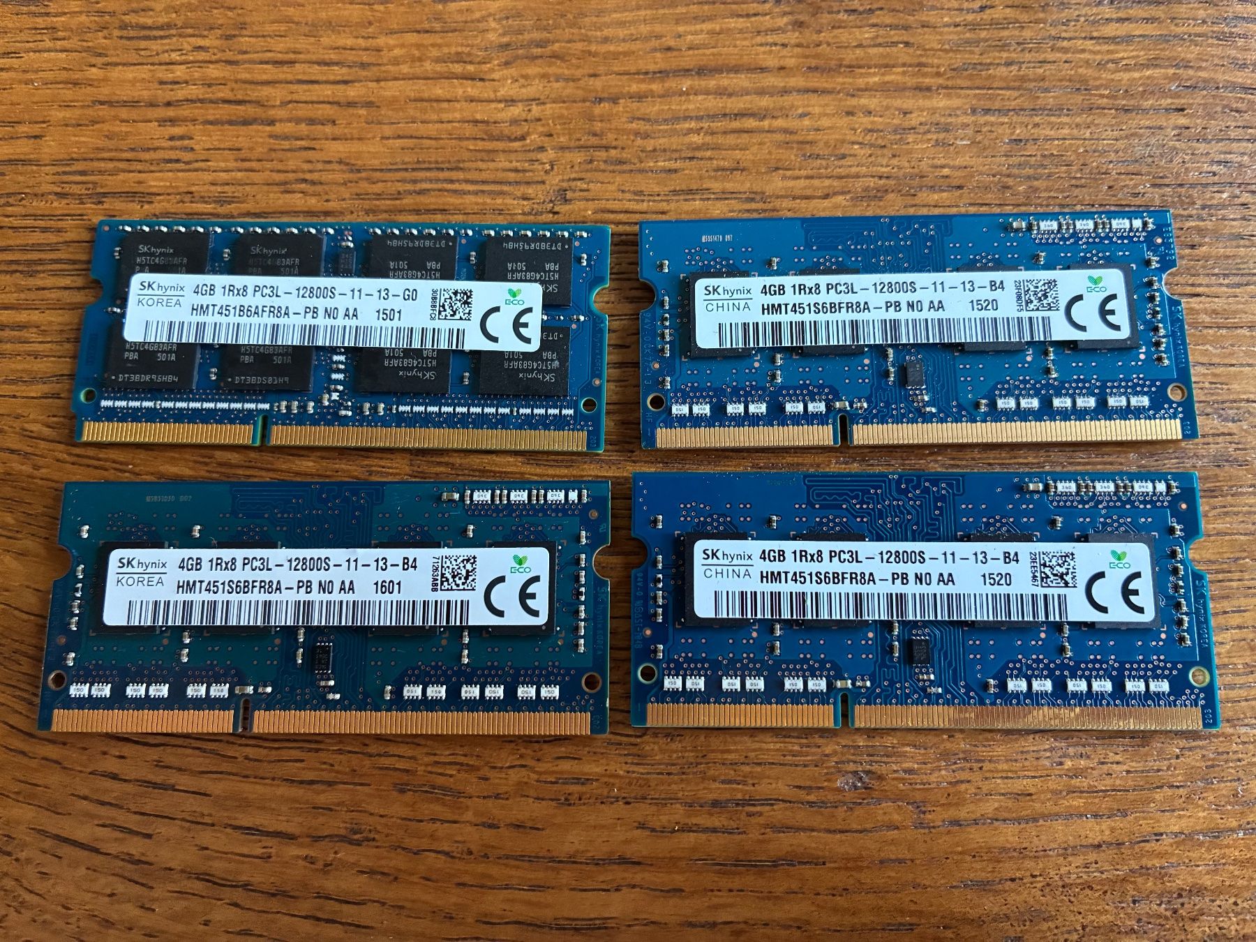 Memory / RAM: 4x4gb DDR3 Laptop RAM – Gebraucht aus Rekingen AG von Maxim5332G