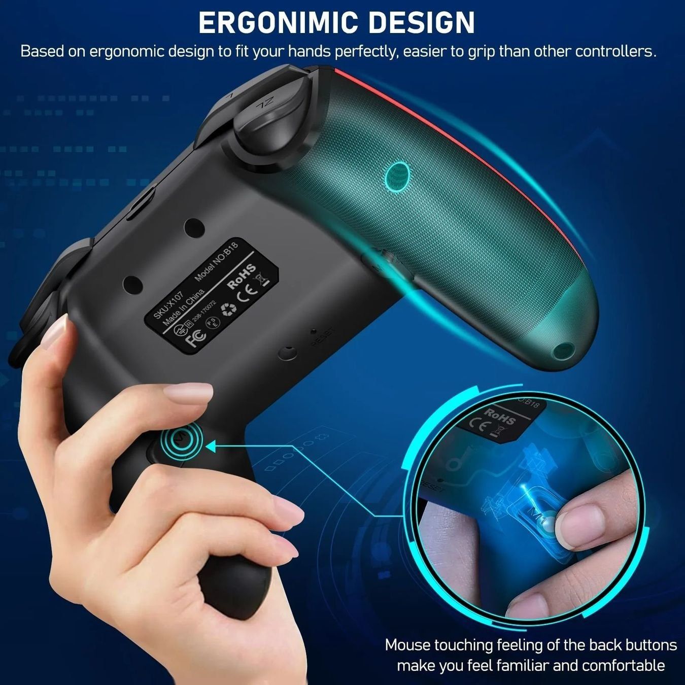 Nintendo Controller: Controller Wireless Nintendo Switch OLED/Lite Console Pro – Neu und originalverpackt aus LUGANO von  3
