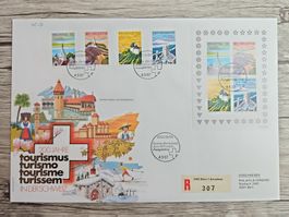 CL07 Enveloppe + Timbre Suisse 1987 / Grand Format