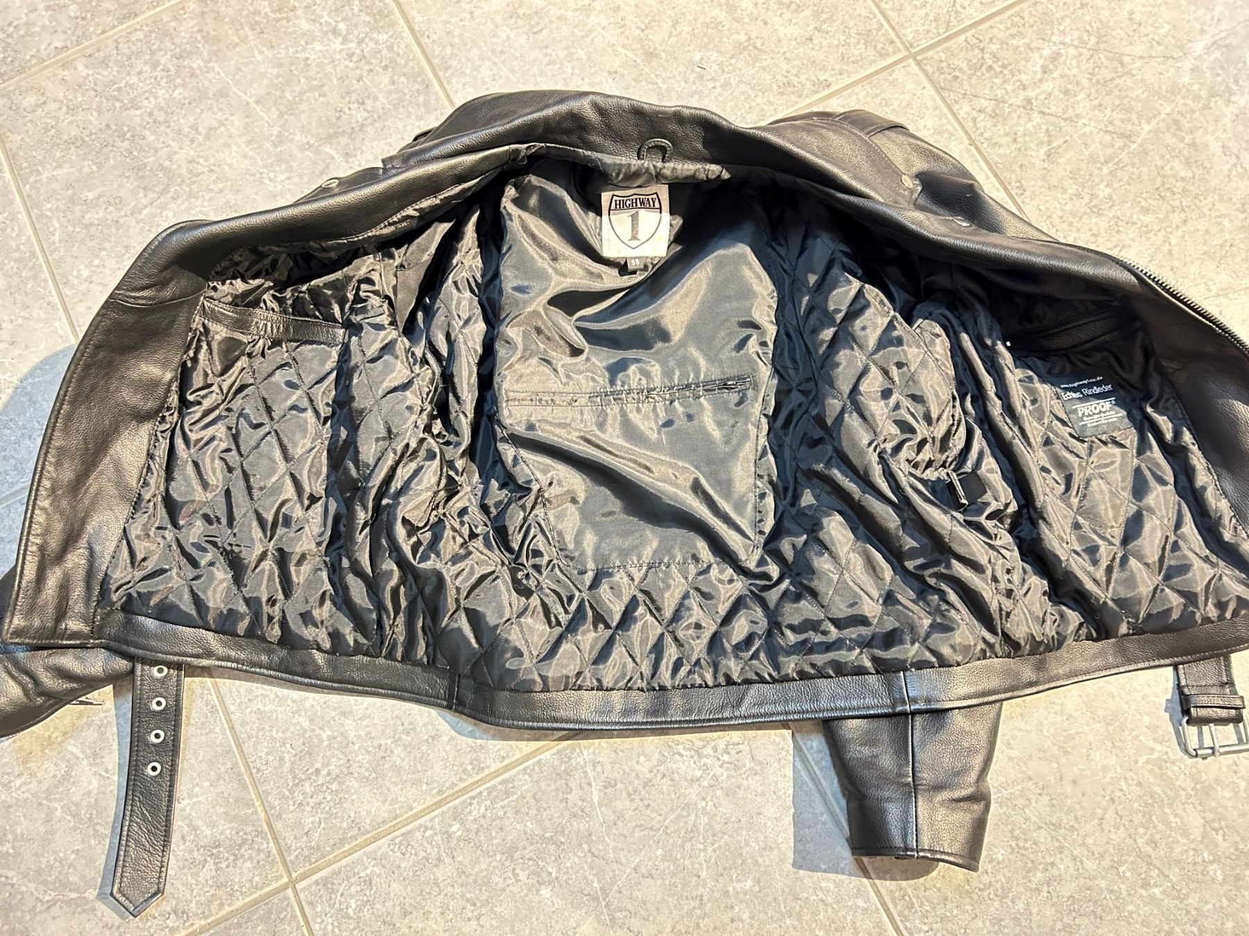 Vestes: Lederjacke Highway 1 Grösse 58 – D'occasion à Bättwil par paul74 2