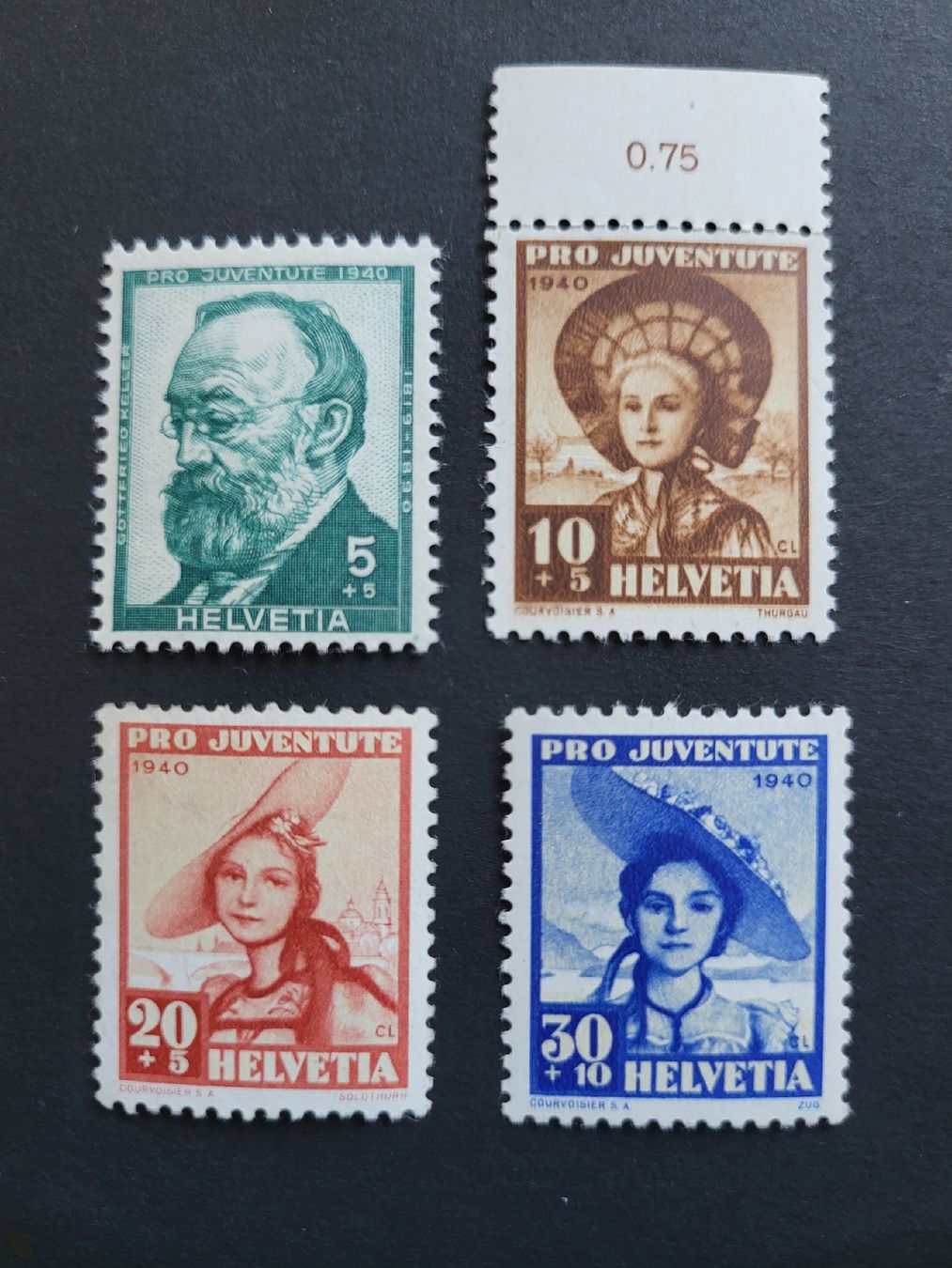 Tous les timbres: 1940, Pro Juventute ganzer Satz  – Neuf (Voir description) à stäfa par brandy66