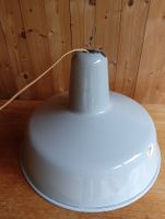 Vintage Industrie-Hängeleuchte / Fabriklampe - Emaille