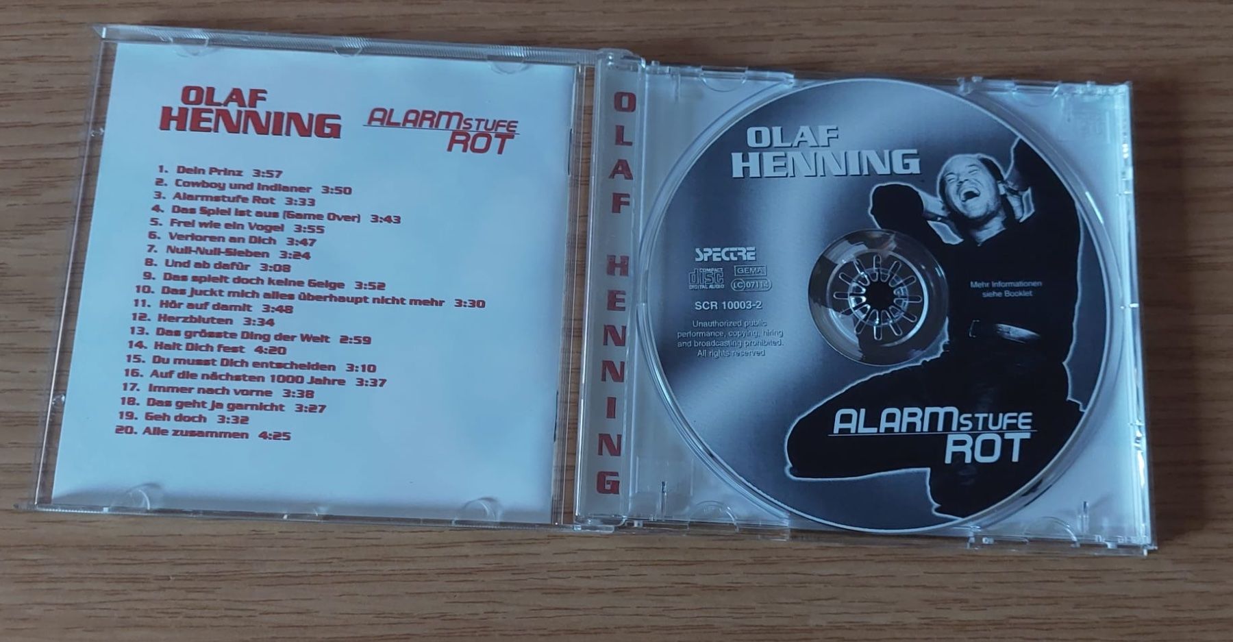 CDs: CD - Olaf Henning - Alarmstufe Rot – Gebraucht aus Urtenen-Schönbühl von Kahru 2