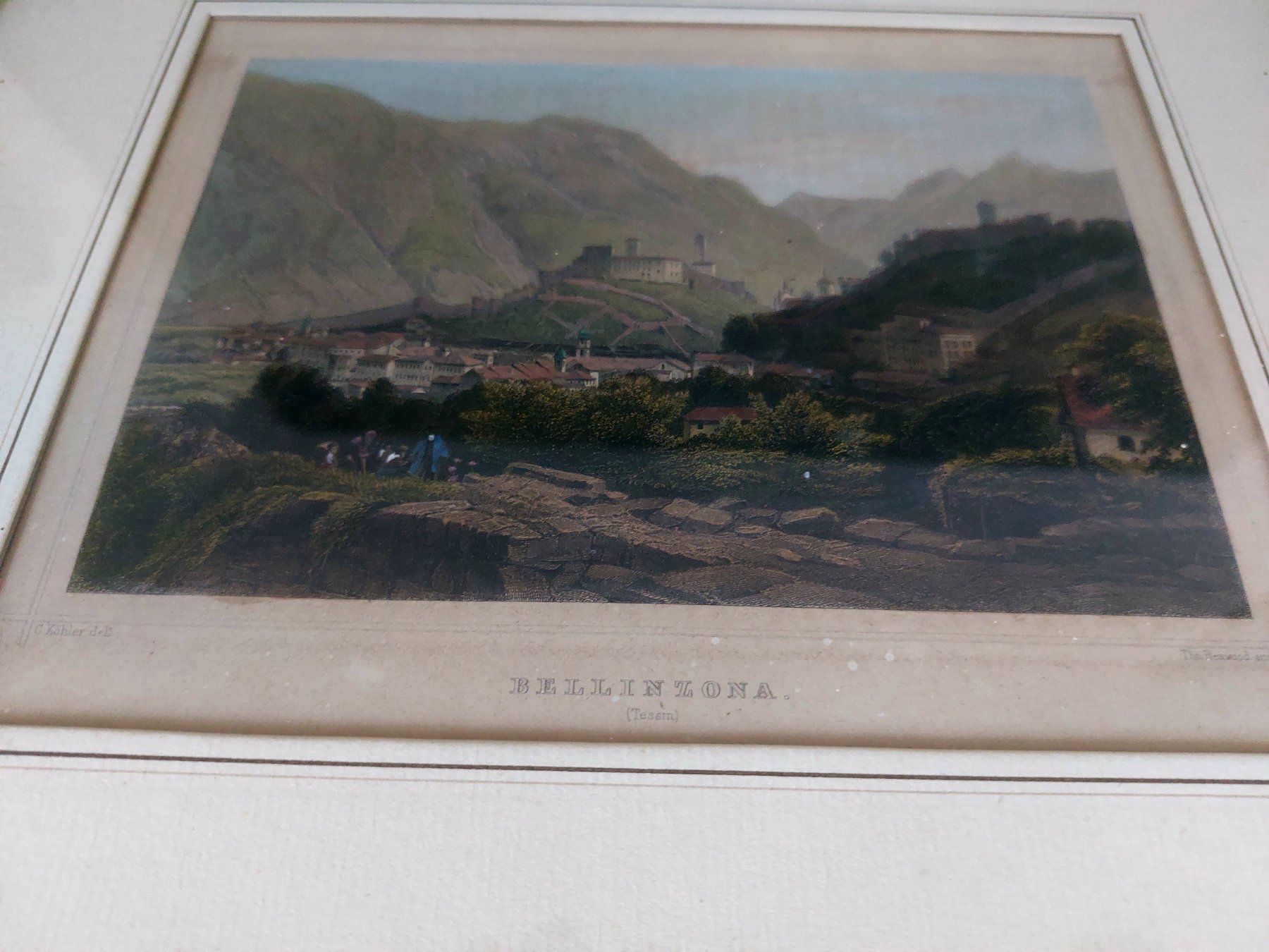 Stiche: Vintage Stichbild Tessin 33x27cm – Gebraucht aus Horgen von zur_jq85 4