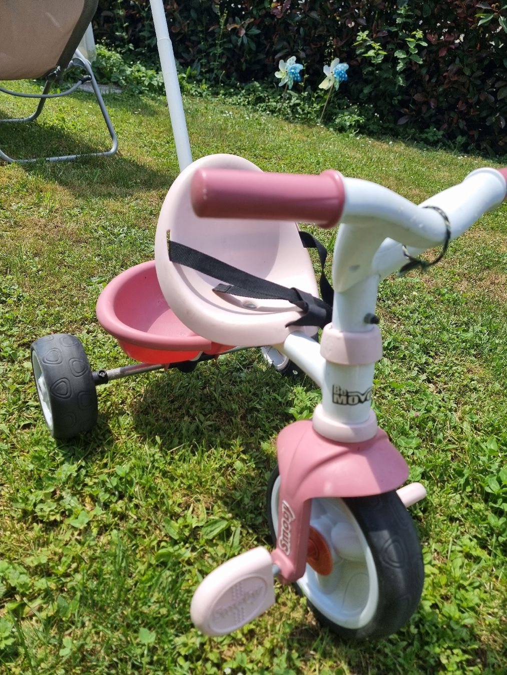 Smoby Fahrzeuge für Kinder: Smoby Dreirad Be Move pink/rosa, mit Stange – Gebraucht aus Brüttisellen von Begoran 1